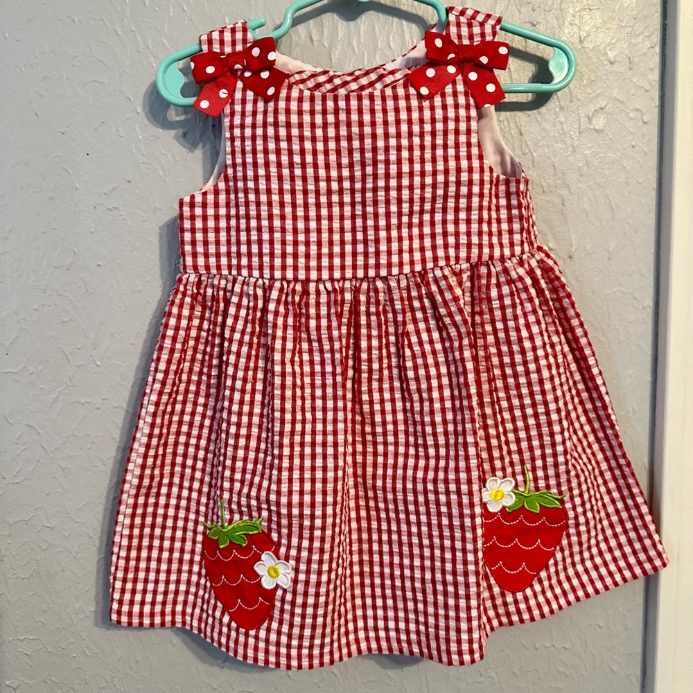 Counting Daisies Seersucker Dress